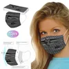 2021 Nieuwe volwassen masker wegwerp drie-lagen niet-geweven smeltgeblazen stof kattenkleur afdrukken maskers