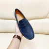 24 Modell Mäns Loafers Bekväma Flat Casual Shoes Andningsbara Slip-On Mjukt Läder Körskor Moccasins Mocasines Hombre Men Skor