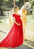 シフォンマタニティフォトグラフドレスセクシーな妊娠ドレス服フォトシューズのための妊娠中の女性マキシマタニティガウン