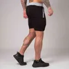 Calções de Algodão Mens 2018 Novas Academias De Moda Casual Fitness Bodybuilding Calças Curtas Jogador Masculino Jogger Comprimento Do Joelho Dormir Sweatpants H1210