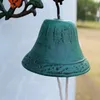 Stor gjutjärn Välkommen Hummingbird Blomma Middagsklocka Heminredning Dekorativ Dörrklocka Handbell Big Birds Farm Ranch Patio Garden Gate Yard Decoration Vintage