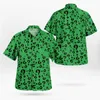Heren Casual Shirts 2021 3D Printing Vraagteken Hawaï Heren Zomer Korte Mouwen Strandoverhemd Oversize Camisa Masculina 5XL