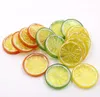 Party Supplies 5cm Artificial Fruit Simulation Lemons Slices Christmas Fruits Ornament Kitchen Wedding Fake Lemon Decoration SN2409