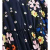 2020 meninas de bebê vestido de renda verão sem mangas floral impresso roupa infantil menina bonito menina crianças roupas para idade 2-8, cinza / azul Q0716