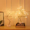 36/108 LEDS Night Light Bonsai Tree Lights gypsophila Lighting Home Party Wedding Indoor Decoration Lamp