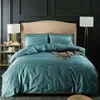 Svetanya Nordic Solid Egyptian Cotton Linnen Dins Twin Queen King Size Fitted Sheet Beddengoed Set Family Dekbedovertrek 210721