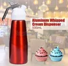 500 ml N2O Dispenser Cream Whipper Coffee Dessert Sauces Butter Whipper Aluminium Alloy Cream Foam Maker Cake Tools Sea