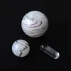 DHL!! Flat top Smoking Terp Slurper Quartz Banger with Glass Marble Set 10mm 14mm 18mm Male Female Nails For Water Bongs