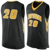 Nikivip custom XXS-6XL made 2019 #20 Iowa Hawkeye man women youth basketball jerseys size S-5XL any name number