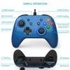 US Stock Wired Gaming Controller, Joystick Gamepad Dual-Vibration PC-spel Kompatibel med PS3, Switch, Windows 10/8/7 PC Laptop TV Box Android Mobile A02