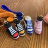 Keychains & Lanyards DHL Basketball Shoes Keychains Straps 3d Stereo Sports Shoe PVC Key Chain Pendant Car Bag Pendants Gift 8 Colors BHB8