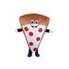 Pizza Apparel Mascot Costume Halloween Christmas Character Character Stroje Kostium Reklamy Ulotki Obratki Karnawał Unisex Dorośli Outfit