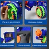 Electric Toy Gun Blaster Airsoft Pistol med 40st Soft Bullets Plast Arma Safe Outdoor Military Game Leksaker Guns för pojke