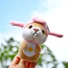 Chai Dog Plush Keychain pendants creative cute car key chain lovers cartoon bag Pendant stuffed dolls Kids Toys Baby Birthday Gift For Children