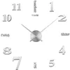 Horloge murale Quartz Montre Horloge Design Moderne Grandes Horloges Décoratives Europe Acrylique Autocollants Salon Saat 220115