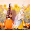 Party Supplies Zbiór Festiwal Decoration Bez twarzy Gnome Plush Lalka Dziękczynienia Halloween Home Elf Ozdoby Dzieci Prezenty XBJK2107