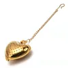 High Quality Heart Shaped Tea Infuser Spoon Strainer Stainless Steel Tea Infusers Teaware Kitchen Accessories