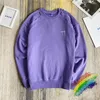 Tassel roxo ader error crewneck capuz homens mulheres 1: 1 -qualidade logotipo bordado adererrror moletom