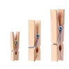 50Pcs Log Color Clothes Pegs Hooks Home Wood Clip Storage Clip Clothe Folder 25/35/45mm Wooden clothing Pins Decorative Peg