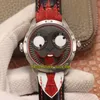 Sonsuzluk Saatler TWF V4 Son Yükseltme Konstantin Chaykin Gerçek Ay Faz Fazla Joker Dial Japonya NH35A Otomatik Erkek İzle CNC Çelik Kılıf Kravat Desen Deri Kayış