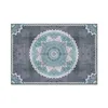 Tapetes cinza azul mandala tapete vintage Europa simples bedroom de cabeceira nórdica estilo étnico hallway tapete tapete cozinha