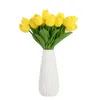 Table decoration Real Touch Artificial Flowers Mini Tulip Faux Floral Greenery party Wedding home decor