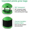 7/10 갤런 감자 성장 컨테이너 가방 온실 정원 투명한 눈을 심기 야채 재배 가방 DIY 식물 종자 D30 210615