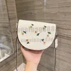 Diseñador de lujo Marca Moda Hombro mini dama Bolsos Bolsos para mujer cadenas carta monedero Teléfono móvil billetera bolso floral cuerpo cruzado Obra metálica