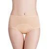 3 Pcs Pantie Incontinence Period Pants Leak-Proof Menstrual Underwear Menstruation Warm Cotton Underpants Drop 210730