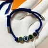 Handgjorda Knots Rope Charm Armband Unisex modearmband för man kvinnor justerbara smycken 5 färger