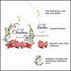 Weihnachtsdekorationen, festliche Party-Zubehör, Hausgarten, 1 Stück, Keramik-Hängeornament, Weihnachtsbaum-Dekoration, Hochzeit, Tag, Drop-Lieferung 2021