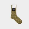 Designers Design Chaussettes longues pour hommes de luxe pour femmes Motif de lettre de mode Chaussette décontractée