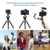 Tripods MT-01 Desktop Tripod Stand 2 Levels Adjustable Height With Phone Holder For Vlog Live Streaming Online Teaching Video Conference Log