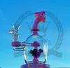 8 -calowe grube zlewkę Hookah Bong Water Rura Glass Rig Rig Recycler 14 mm szklana miska Banger