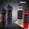 Boccette sottovuoto da 800 ml isolate senza Bpa Tazza termica di grande capacità Coperchio della maniglia portatile Thermos Bottiglia d'acqua con infusore per il tè 211122