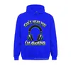 Bluzy męskie bluzy nie słyszę, że jestem Gamer Gamer Asertion Gry wideo Pulower Hoodie Roczny dzień dla mężczyzn Geek Ubrania