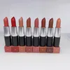 Matt läppstift Color Box 3g ÄKTA ALUMINIUM Tube Naturligt Vattenfast Shimmer Satin Läppstift Makeup Toppkvalitet Långvarig Krämig Creamsheen Lip Stick Cosmetics