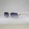 Gafas de sol antiguas sin montura con forma de lente para hombre y mujer, Gafas transparentes para exteriores, montura de comida para leer, gafas de sol francesas