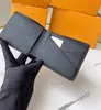 2022 Projektanci mody Portfel Luxurys Men Męskie portfele Portfel skórzane torby Wysokiej jakości klasyczne kwiaty torebka za kratę Torebki sprzęgła z pudełkiem M800-39