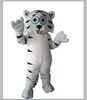 Costume della mascotte della tigre bianca versione classica Abbigliamento per adulti per feste di compleanno di Halloween