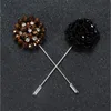 Pins, Brooches Handmade 5Pcs/Lot Classic Flower Men And Women Suit Temperament Lapel Pin Deduction Needle Clothing Accessories