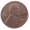USA Ein Satz Lincoln One Cent 1909–1960, 150 Stück, 100 % Kupfer-Kopiemünzen, Metall-Stanzformen, Herstellungsfabrik, Preis