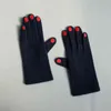 Cute nail polish Embroidery Cashmere Gloves Women Wool Velvet Thick Touch Screen Gloves Female Winter Warm Driving Gloves H100 2119625873