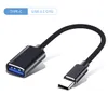 Type-C Micro USB OTG محول كابل USB 3.0 أنثى to type c الذكور كابل محول محول USB-C كابل لسيارة الهاتف mp4