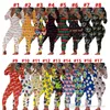 Mulheres Jumpsuits Sexy Slim Casual Cartas Cartoes Padrão Impresso V-Decote De Manga Longa Calças Senhoras Casa Pijamas Onesies Onesies