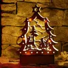 크리스마스 파티 홈 장식 LED 램프 빛나는 나무 나무 장식 장난감 어린이 선물