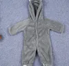 Baby Romper Winter Costume Chłopcy Ubrania Coral Fleece Ciepłe dziewczyny Odzież Zwierząt Ogólnie Pajaciki Kombinezon 0191