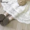 Zomer kawaii witte lolita rok vrouwen harajuku tule holle geplooid voor meisjes Japanse stijl elastische hoog getailleerde Saia 210421