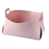 Förvaringslådor BINS 2 st läderlåda Desktop Tray Jewelry Appliance Pink Yellow