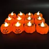 Party Decoration Pumpkin Candle Lights Halloween Liten LED Lantern Light Lamp KTV Props Home